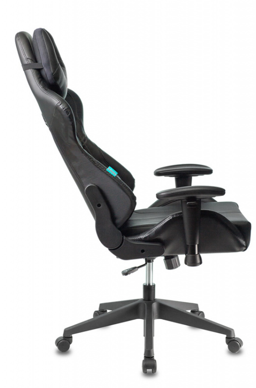 Кресло игровое Бюрократ Zombie VIKING 5 AERO Edition черный  искусст кожа с подголовником