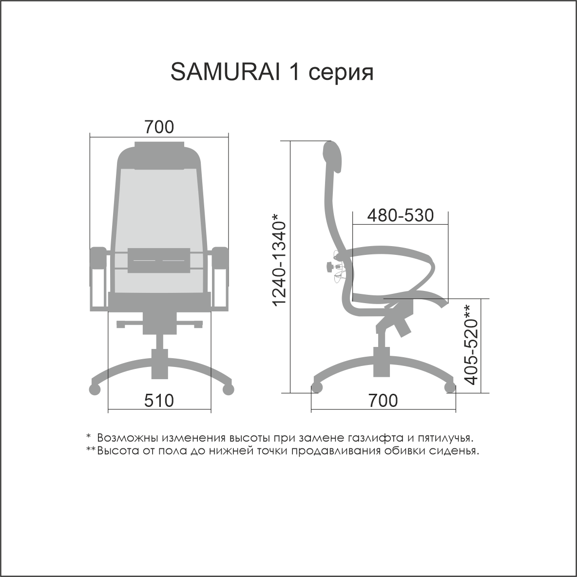 Кресло Samurai S-1.04 Бежевый